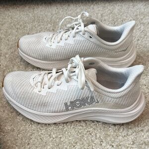 Hoka White Athletic Sneakers Solimar 8.5